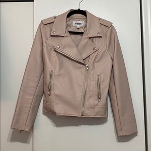 NWT BB Dakota faux leather moto jacket